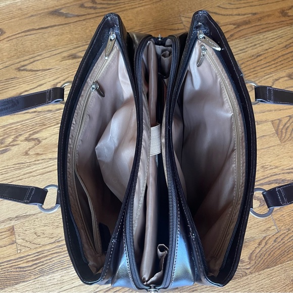 Franklin Covey Laptop Organizer Briefcase Shoulder Bag Tote - Picture 8 of 14